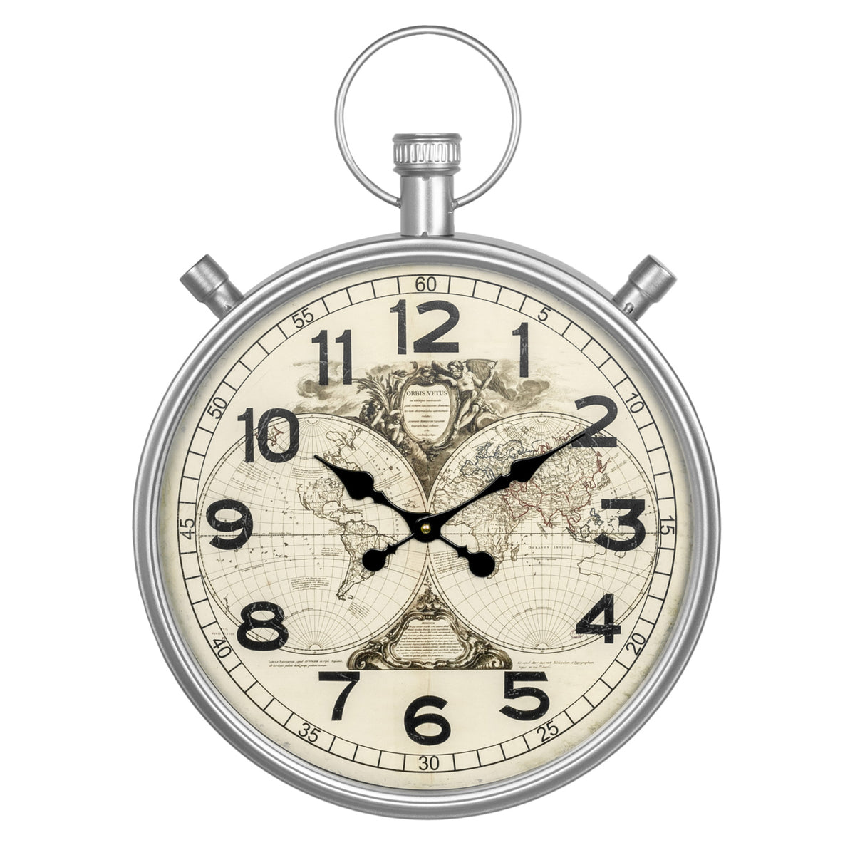 Zep Reloj decorativo de pared Bastien HHC885 44x59x7 cm