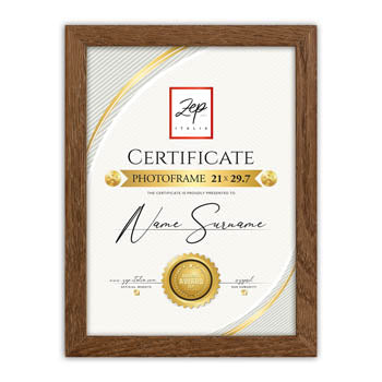 Zep V4729N Certificado Marrón 29,7x42 cm